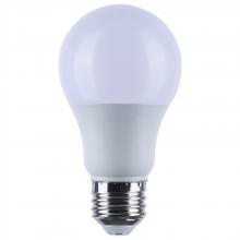 Satco Products Inc. S12171 - 9.1 Watt A19 LED; 5000K CCT; Medium Base; White Finish; 12V-24VAC; 12V-34VDC