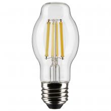  S21335 - 8 Watt BT15 LED; Clear; Medium base; 90 CRI; 4000K; 120 Volt