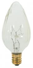  S3360 - 15 Watt F10 Incandescent; Clear; 1500 Average rated hours; 110 Lumens; Candelabra base; 120 Volt