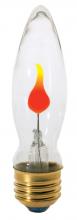  S3660 - 3 Watt BA9 1/2 Incandescent; Clear; 1000 Average rated hours; Medium base; 120 Volt