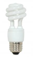  S7211 - 9 Watt; Mini Spiral Compact Fluorescent; 2700K; 82 CRI; Medium base; 120 Volt