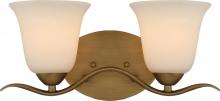 Nuvo 60/5812 - Dillard - 2 Light Vanity with White Glass