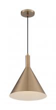  60/7118 - Lightcap - 1 Light Pendant with- Burnished Brass Finish