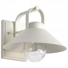 Nuvo 60/8521 - Ridge; Medium Outdoor Lantern; White Finish; Clear Seeded Glass