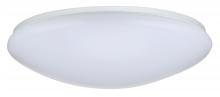  62/1218 - 19 inch; Flush Mounted LED Fixture; CCT Selectable; Round; White Acrylic