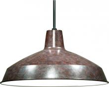  SF76/662 - 1 Light - 16" Pendant with Warehouse Shade - Old Bronze Finish