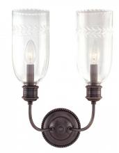  292-AGB - 2 LIGHT WALL SCONCE