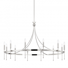  4351-PN - 12 LIGHT CHANDELIER