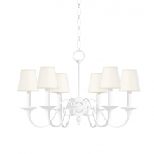  MDS432-WP - 6 LIGHT CHANDELIER