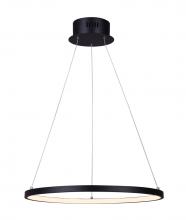  LCH128A21BK - LEXIE, MBK , 20.5" Wide Cord LED Chandelier, Acrylic, 21W (Int.), Dimmable, 1189.46 Lumens