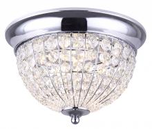  LFM145A12CH - TILLY, 12" LED Flush Mount, Crystal, 19W LED (Integrated), Dimmable, 1150 Lumens, 3000K