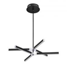  PF197-BLK/CH - 2 TIER 30" LED PENDANT