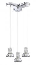  PF51-3LPA-CH - MILLENIUM series 3-Light Chrome Pendant Pan