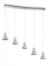  PF51-5LBR-CH - MILLENIUM series 5-Light Chrome Pendant Bar