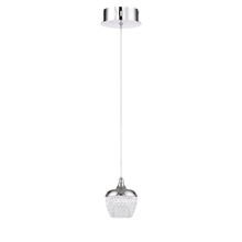  PF91-1LPE-CH - ARIKA series 5 Watt Black Stainless Integrated LED 1-Light Pendant