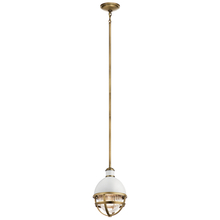  43011NBR - Tollis™ 12.5" 1 Light Mini Pendant Natural Brass