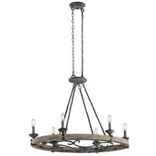  43824WZC - Oval Chandelier/Pendant 6Lt