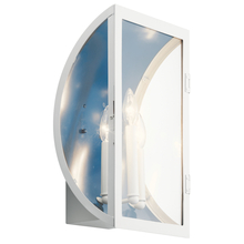  49288WH - Narelle™ 17" 3 Light Wall Light White