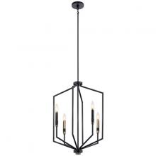  52351BK - Large Foyer Pendant 4Lt