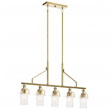  52379NBR - Linear Chandelier 5Lt