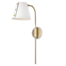  HL174201-AGB/WH - Meta Plug-in Sconce