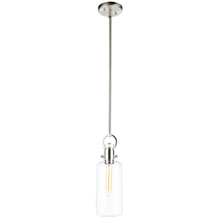  AC10121SN - Single Large Glass Clear Pendant