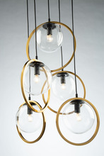  AC10895VB - Lugano 5 Light Cord Pendant