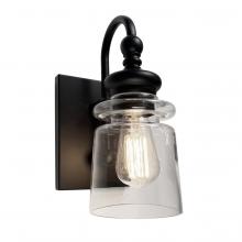  AC11591BK - Castara 1 Light Wall Light AC11591BK