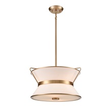  AC11831BB - Layla Chandelier 17" Diameter Brushed Brass