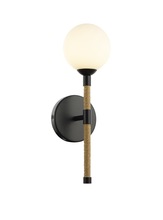  AC11847BK - Capilano Collection 1-Light Sconce Black