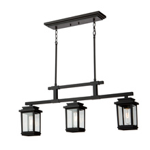  AC8197BK - Freemont 3-Light Outdoor Chandelier