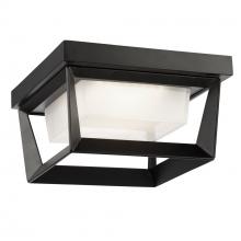  AC9186BK - Waterbury 12W LED Outdoor Flush Mount Black