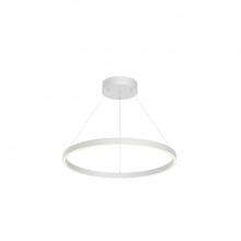  PD87124-WH - Cerchio 24-in White LED Pendant