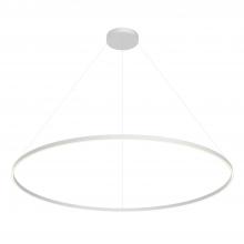  PD87772-WH - Cerchio 72-in White LED Pendant