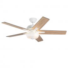  CF78752-WH-LKW - Erikson 52-in White FAN + LED KIT with Bulb Ceiling Fan