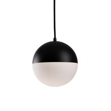  PD11708-BK - Monae 8-in Black LED Pendant