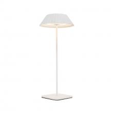  TL66714-WH - Pela 6-in White LED Table Lamp