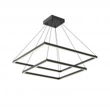  CH88232-BK - Piazza 32-in Black LED Chandeliers