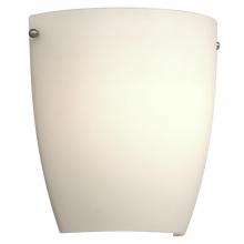  200301BN - Single Light Wall Sconce - Brushed Nickel w/ Frosted White Glass