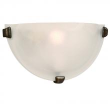  L208612OR012A1 - LED Wall Sconce - in Oil Rubbed Bronze finish with Marbled Glass