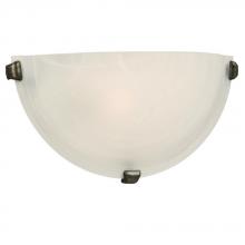  208616ORB - Wall Sconce - Oil Rubbed Bronze w/ Marbled Glass