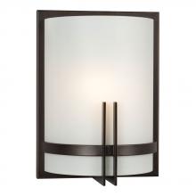  211690ORB-213EB - Wall Sconce - in Oil Rubbed Bronze finish with Frosted White Glass