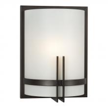  211690ORB - Wall Sconce - Oil Rubbed Bronze with Frosted White Glass