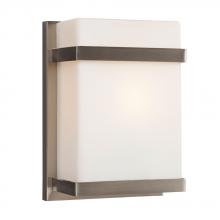  L215580BN012A1 - LED Wall Sconce - in Brushed Nickel finish with Satin White Glass (Suitable for Indoor Use Only)