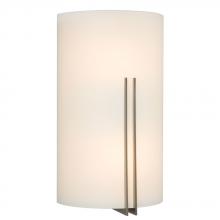  215680BN-213NPF - Wall Sconce - in Brushed Nickel finish with Satin White Glass