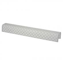  24611-G - 24" U Channel Glass - White Square Pattern