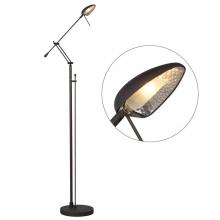  511096MTBZ - Floor Lamp - Matte Bronze with Metal Shade (Dimmable)