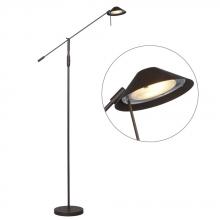  511246MTBZ - Floor Lamp - Matte Bronze with Metal Shade (Toggle ON/OFF Switch)