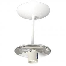  61008-WH - Semi-Flush Mount Light Holder - White