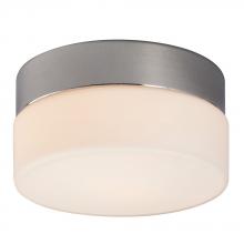  ES612310CH - Flush Mount Ceiling Light - in Polished Chrome finish with Satin White Glass